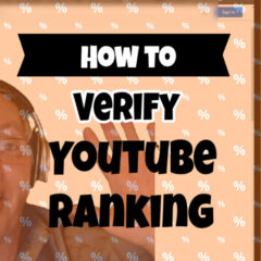 How to verify video ranking